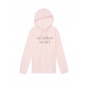 Victoria's Secret Essential Pullover - lehká mikina světle růžová