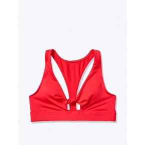 Victoria's Secret PINK  - sportovní podprsenka Twist Front Lightly Lined Red Pepper