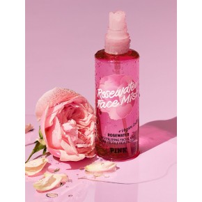 Victoria's Secret PINK Růžová voda na obličej s veganským kolagenem Rosewater Face Mist