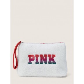 Limited Edition Cozy Plush Fleece Beauty Bag -plyšová