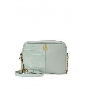 The Victoria Top-Zip Crossbody -zelená