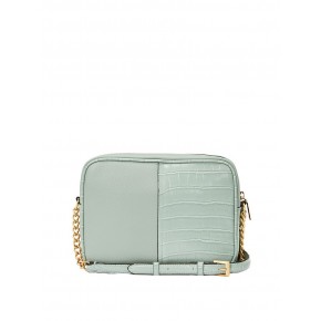 The Victoria Top-Zip Crossbody -zelená